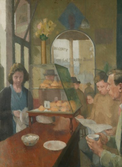 The Cafe (Cafe Conte, London) by Graham Bell