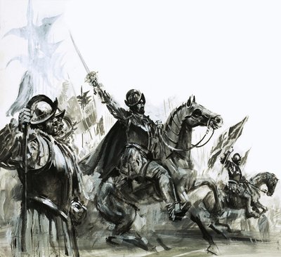 Francisco de Coronado at the Head of His Expedition into Mexico by Graham Coton