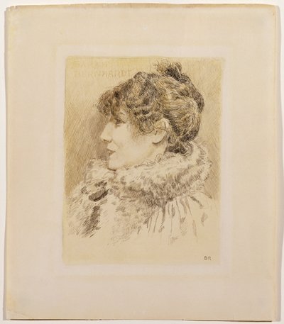 Portrait of Sarah Bernhardt (1844-1923) by Graham Robertson