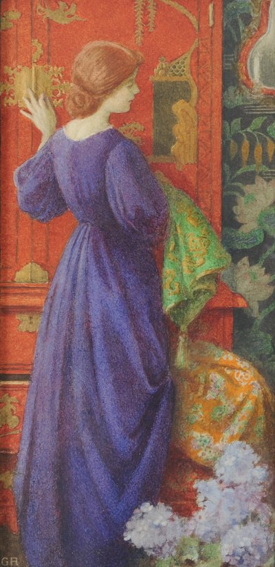 The Lacquer Cabinet, c.1920 by Graham Robertson