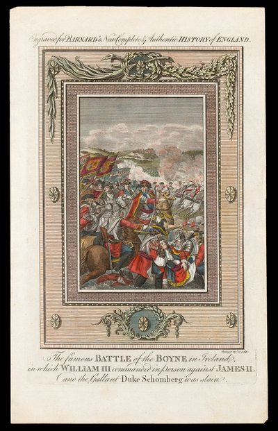 The Famous Battle of the Boyne in Ireland, 1690 by Grainger