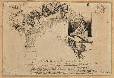 The Cholera Scare by Grandville (1803-47)