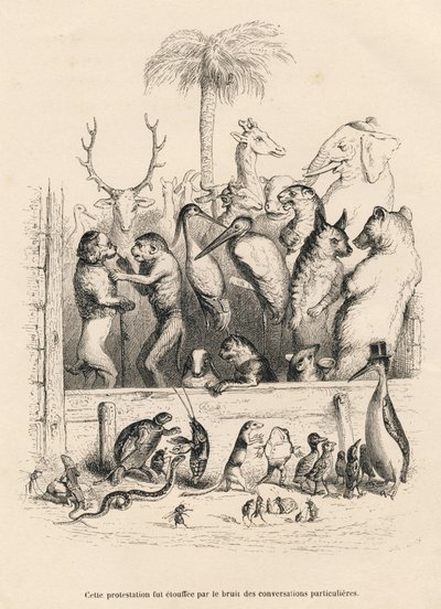 Conversation Between Animals by Grandville