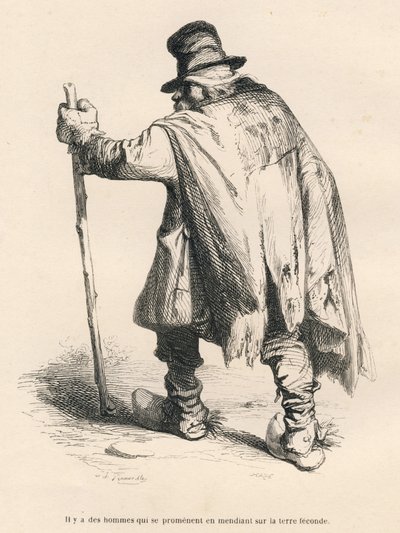 Beggar by Grandville