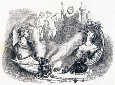 Simonides Preserved by the Gods - Fables by La Fontaine by Grandville