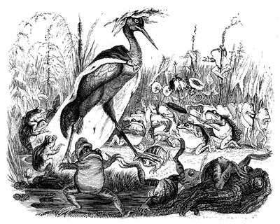 The Frogs Ask the King, Illustration from 