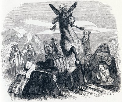 The Donkey Carrying Relics (L