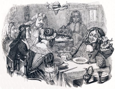 The Laughing and the Fishes - Fables by La Fontaine by Grandville