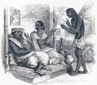 The Wishes - Fables by La Fontaine by Grandville
