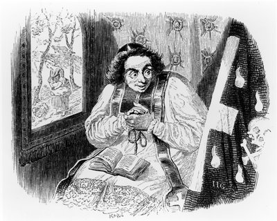 The Priest and the Corpse, illustration for 