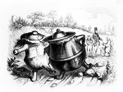 The Two Pots by Grandville