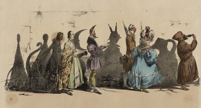 La Caricature; Les Ombres Portees, No. 5 by Grandville 1803 47 Grandville 1803 47
