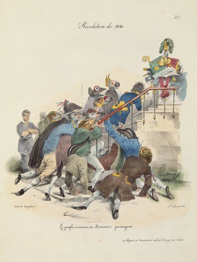 The Revolution of 1830 by Grandville 1803 47 after Grandville 1803 47 after