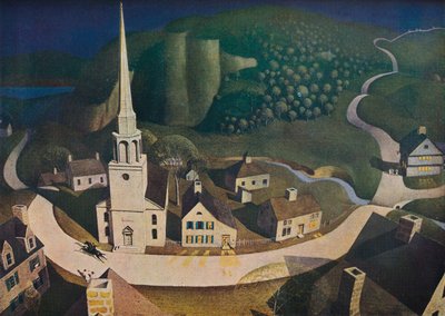 The Midnight Ride of Paul Revere by Grant Wood