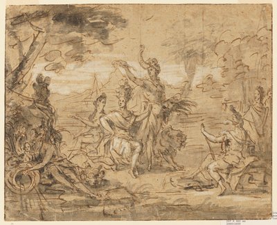 Design for a Tapestry: Allegory of Africa by Gérard Audran