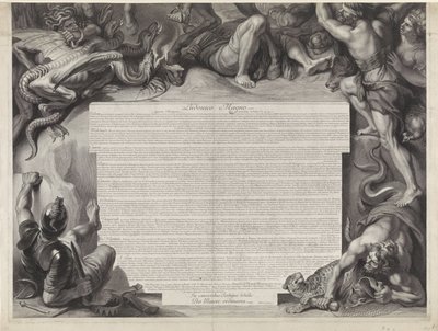 Allegorical Equestrian Portrait of Louis XIV, King of France by Gérard Edelinck