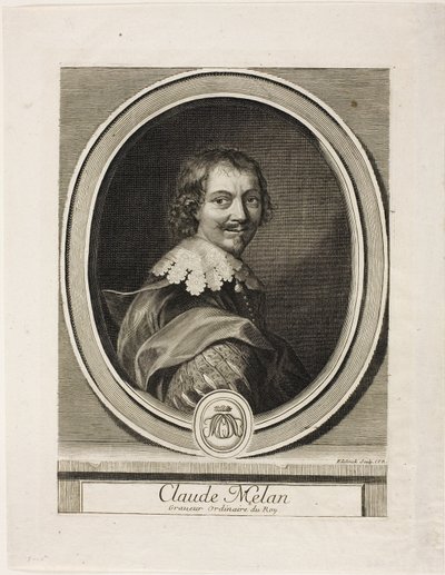 Claude Mellan by Gérard Edelinck