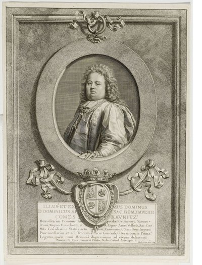 Dominicus Andreas Kaunitz by Gérard Edelinck