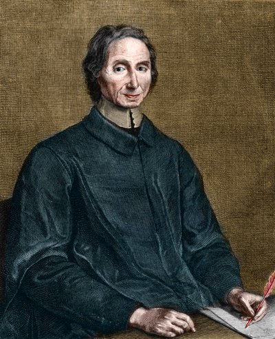 Portrait of Nicolas Malebranche by Gérard Edelinck