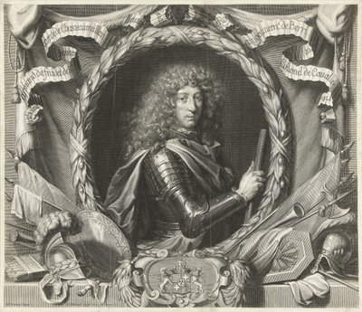 Portrait of Antoine-Armand de Fradet de Saint-Aoust by Gérard Edelinck