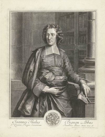 Portrait of Jean Paul Bignon by Gérard Edelinck