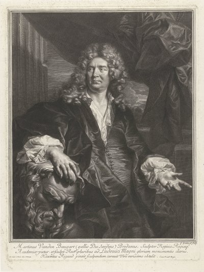 Portrait of Martin Desjardins by Gérard Edelinck
