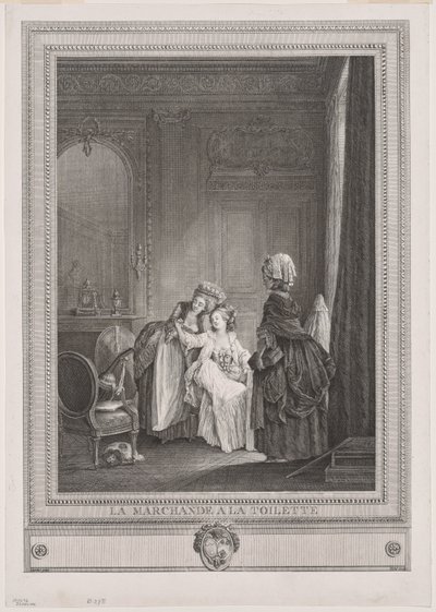 The Tradeswoman in the Dressing Room by Gérard Vidal
