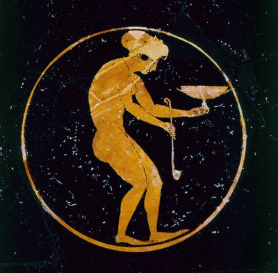 Attic Red-Figure Cup by Oltos, c.510 BC by Greek