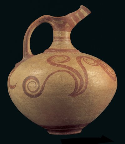 Beak-spouted jug, possibly from Attiki, Late Helladic IIIA 1 Period (c.1400-1350 BC) by Greek