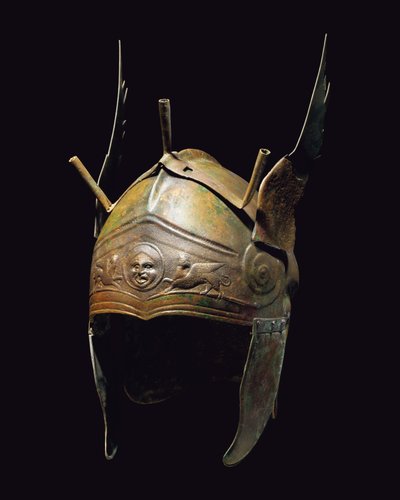 Chalcidian Type Winged Helmet by Greek