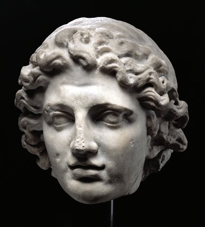 Colossal Head of Alexander the Great by Greek
