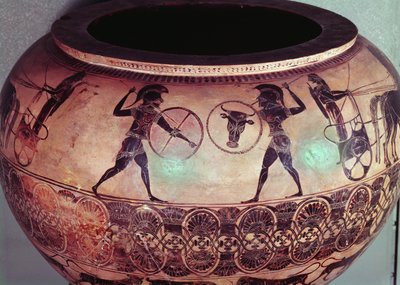 Dinos depicting Perseus and the Gorgons (detail) by Greek