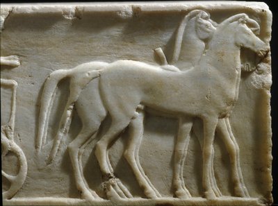 Greek Art: Horses of a Quadrige (detail) by Greek