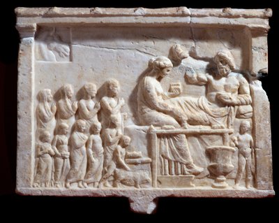 Relief Representing a Banquet Scene by Greek
