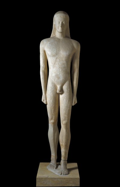 Greek Art: Statue of Kouros by Greek