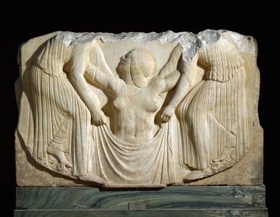 The birth of Aphrodite - Marble relief by Greek