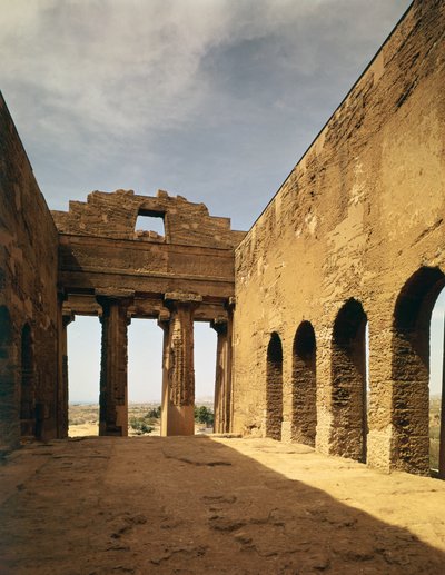 Interior View of the Temple of Concord by Greek