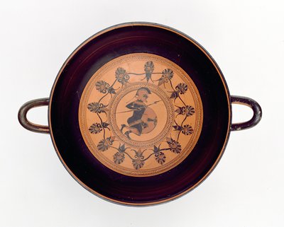 Siana Cup Depicting a Warrior, c.560 BC by Greek