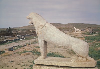 View of the lion terrace by Greek