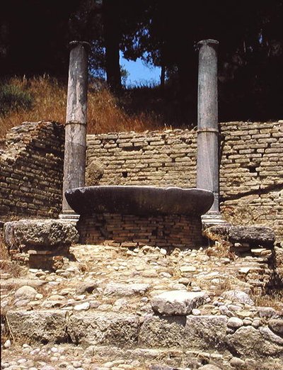 Site where the Olympic flame is lit for each Games by Greek Greek