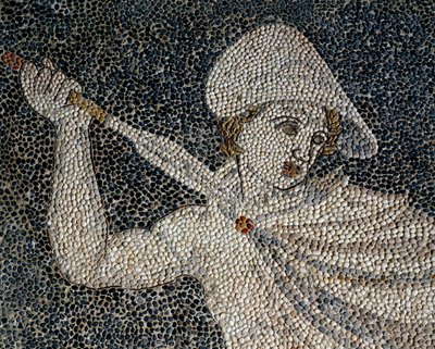 Alexander the Great and Hephaestion During Lion Hunt (detail) by Greek School