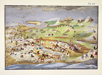 Battle of Analaton (plate 17) from Pictorial History of the Greek War of Independence by General Makryjannis by Greek School