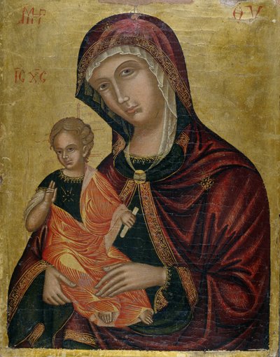 Madonna and Child by Greek School