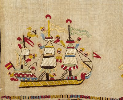 Part of a Bridal Towel, Skyros, Sporades Islands by Greek School