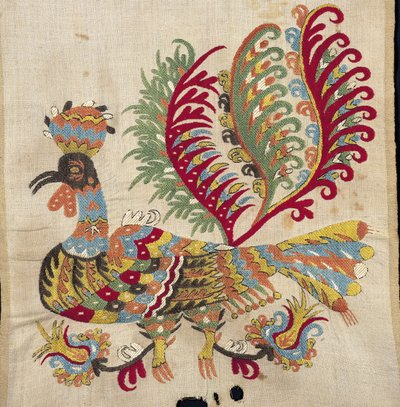 Part of One Edge of a Bed Sheet, from Skyros, Sporades Islands (detail) by Greek School