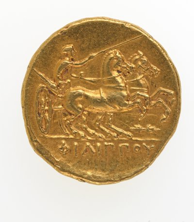 Reverse of a Stater of Philip II of Macedonia by Greek School