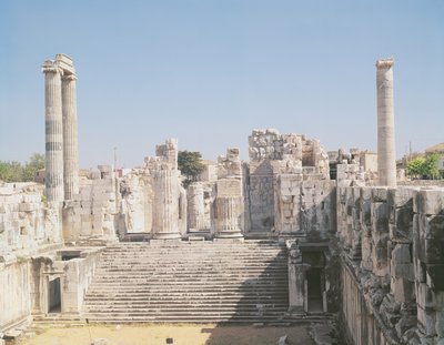 The Great Staircase of the Temple of Apollo, c.336 BC by Greek School