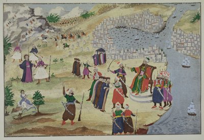 The Predicted Fall of Constantinople, from the Pictorial History of the Greek War of Independence by Greek School