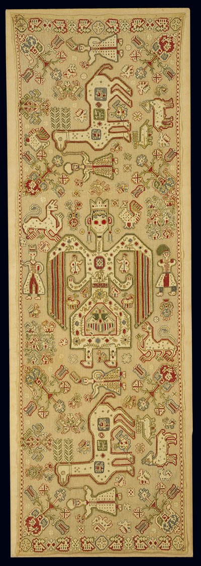 Bridal cushion cover from Lefkas, Ionian Islands, 17th-18th century by Greek School