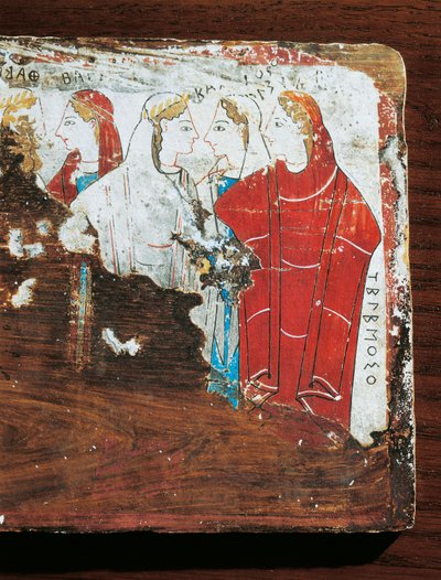 Votive Tablet Depicting Group of Women, from Corinth by Greek School